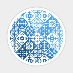 Geometric Mediterranean pattern Magnet